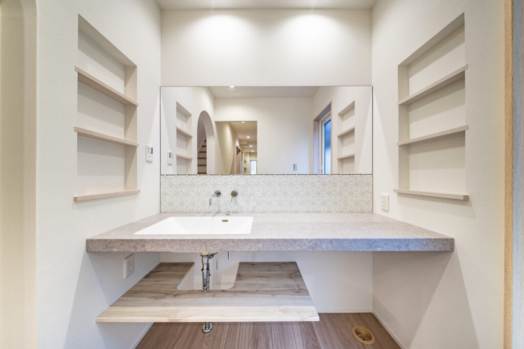 設計事務所ならではの洗面まわりアイデア