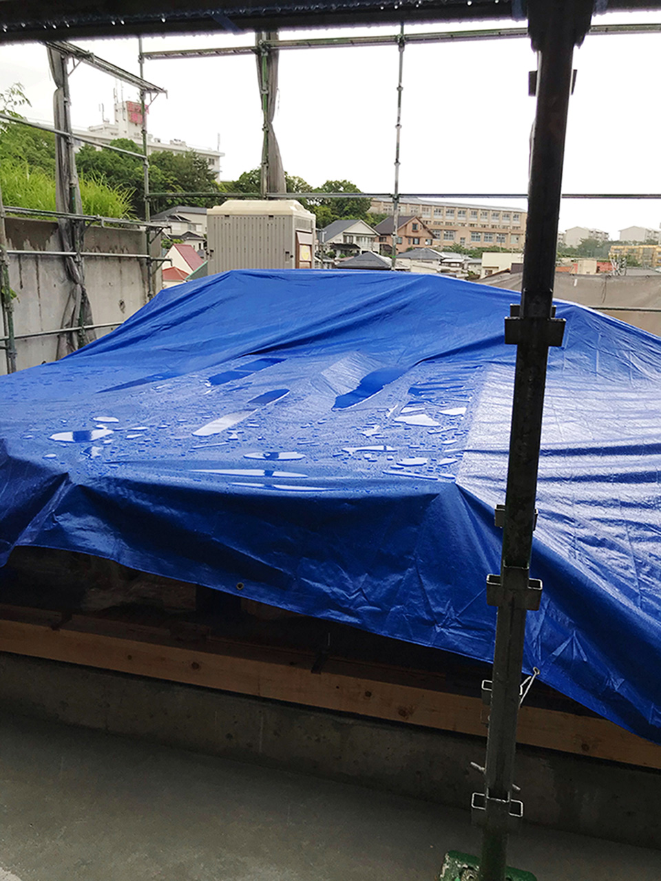 建築現場がキレイ!褒めて頂けました♪